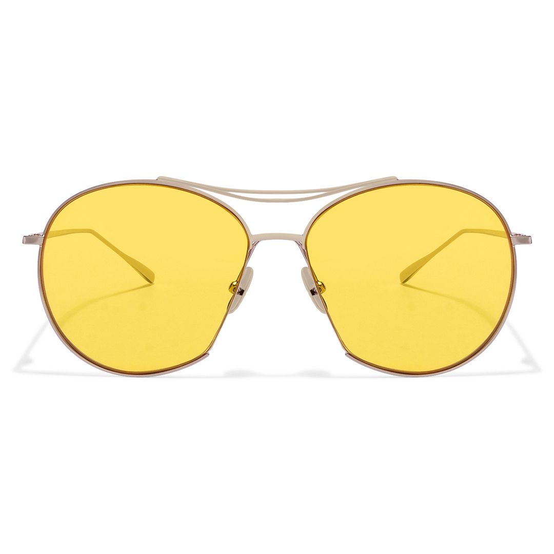 Vincent Chase Online Silver Full Rim Round left side