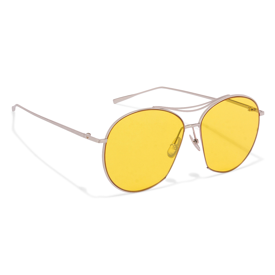 Vincent Chase Online Silver Full Rim Round left side
