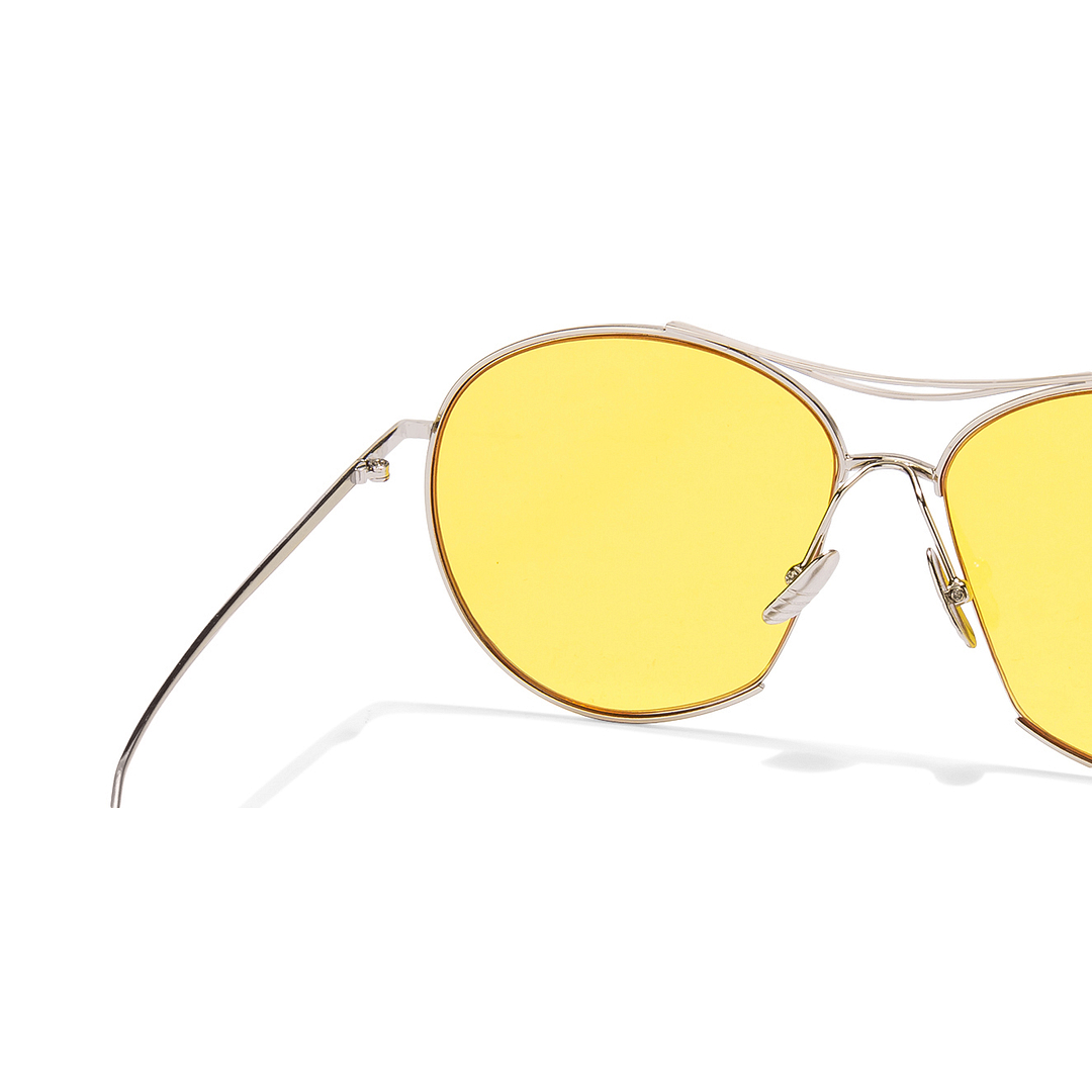 Vincent Chase Online Silver Full Rim Round left side