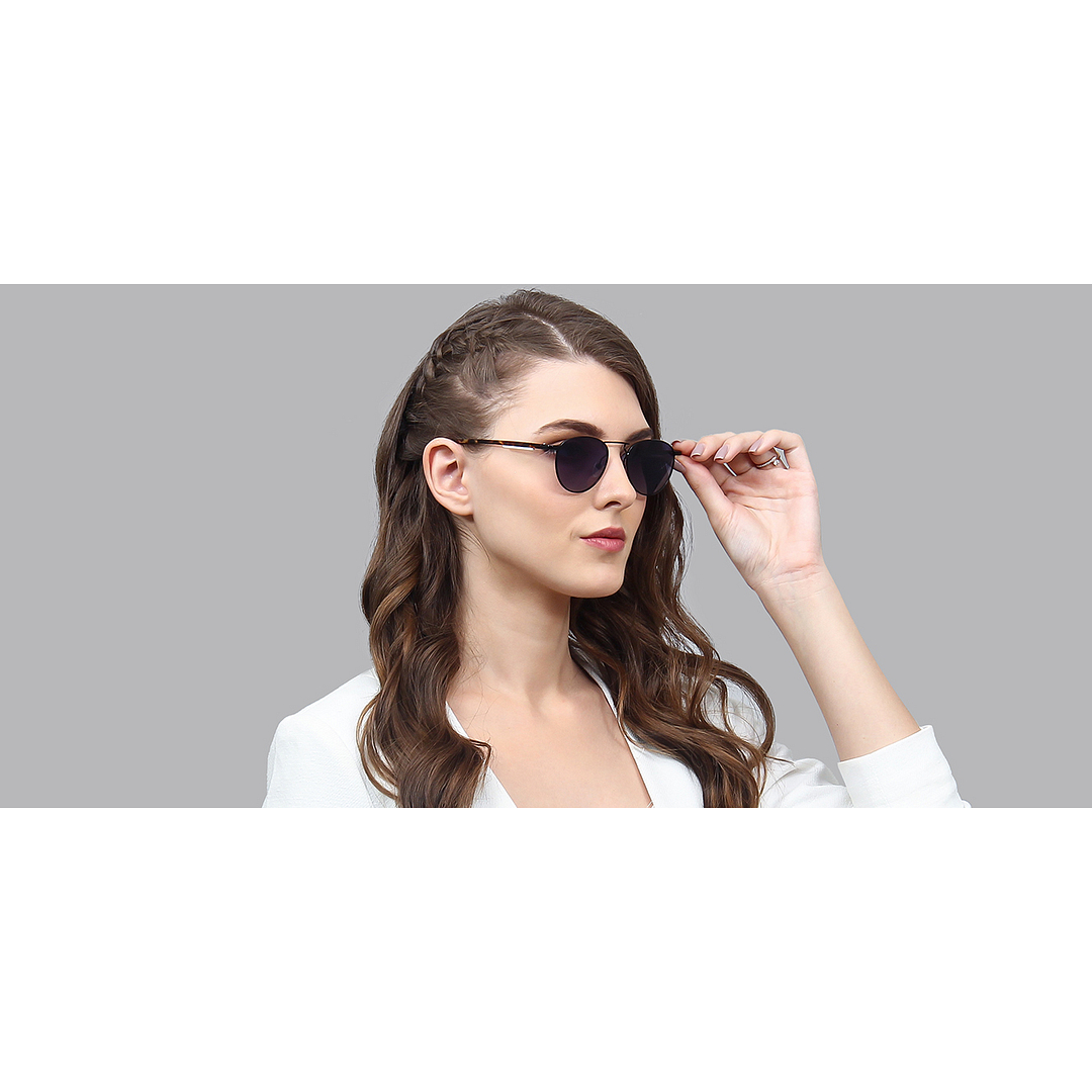 Vincent Chase Online Black Full Rim Round left side