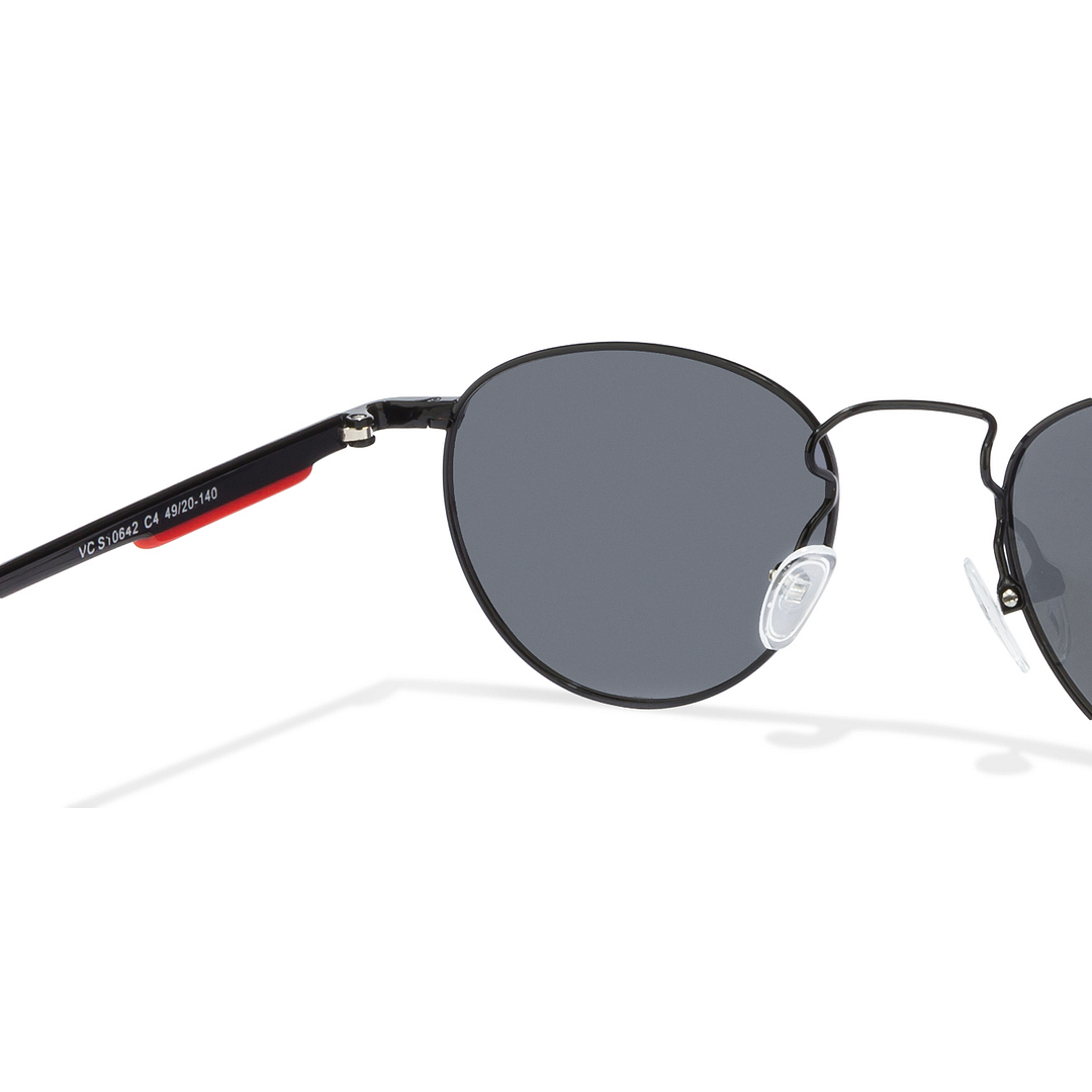 Vincent Chase Online Black Full Rim Round left side