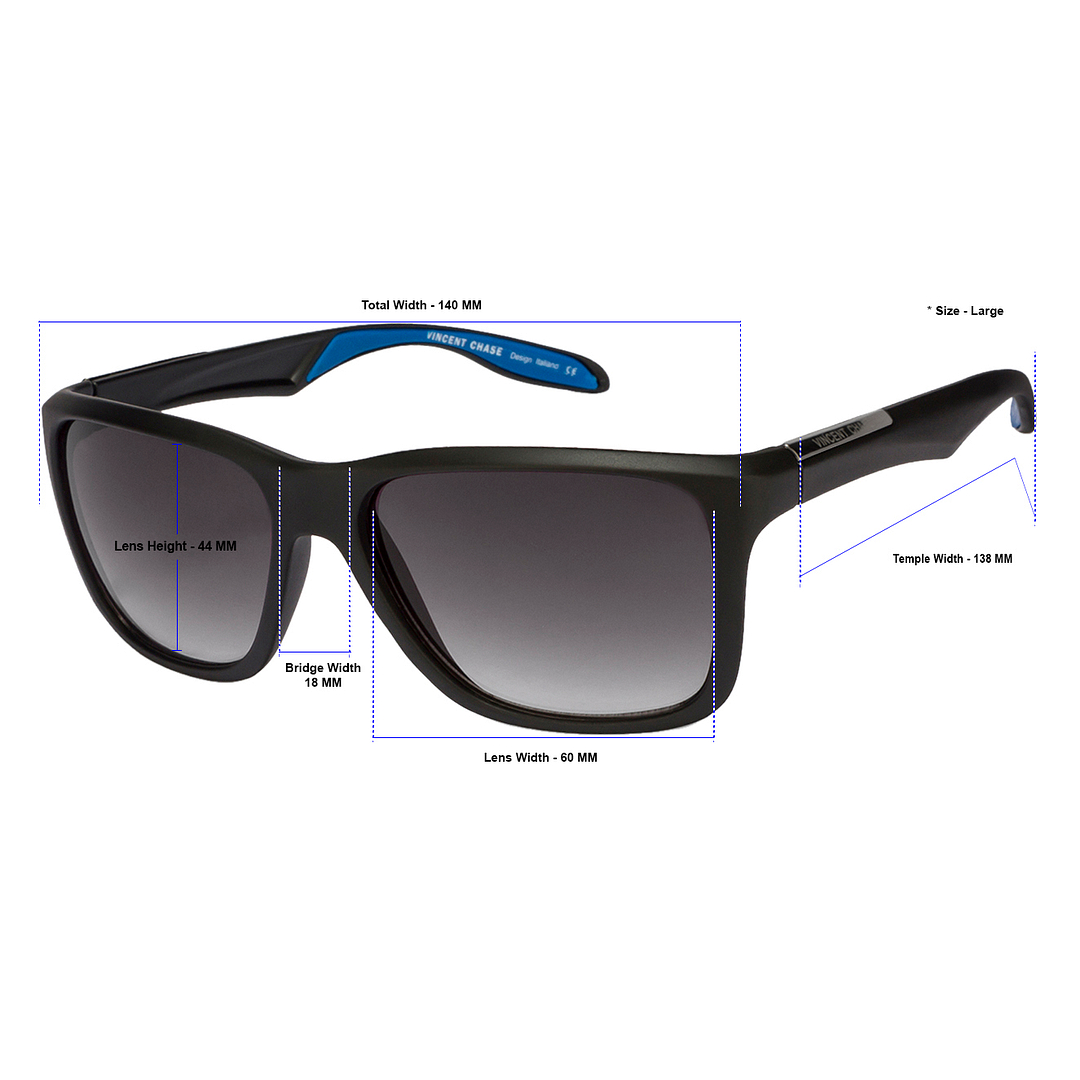 Vincent Chase Online Black Full Rim Rectangle right side