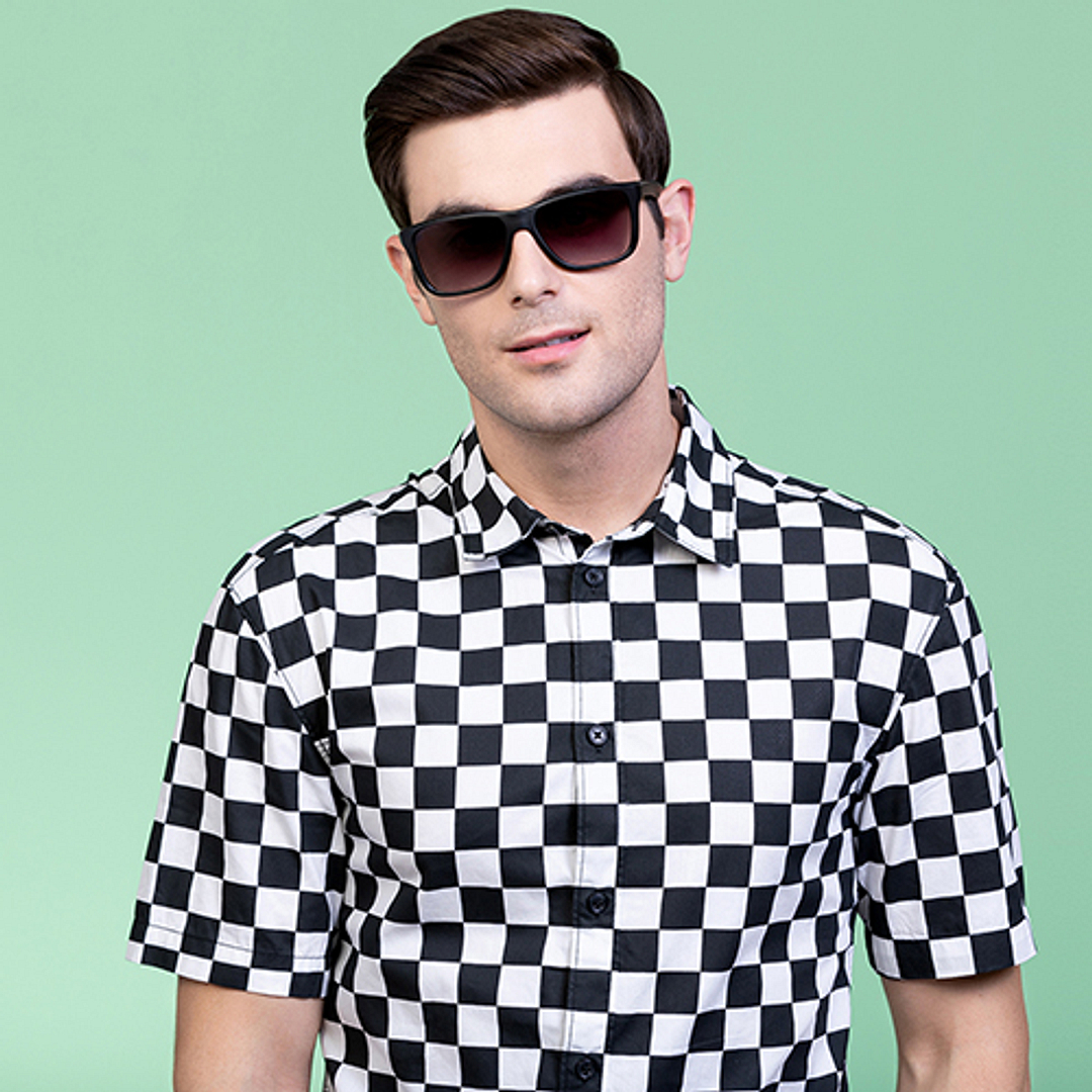 Vincent Chase Online Black Full Rim Rectangle left side
