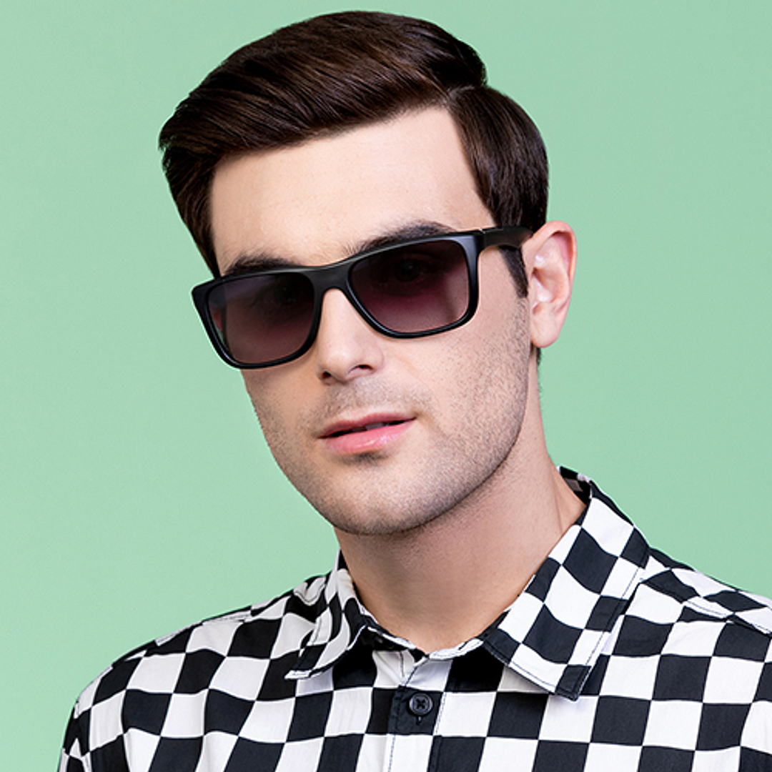 Vincent Chase Online Black Full Rim Rectangle left side