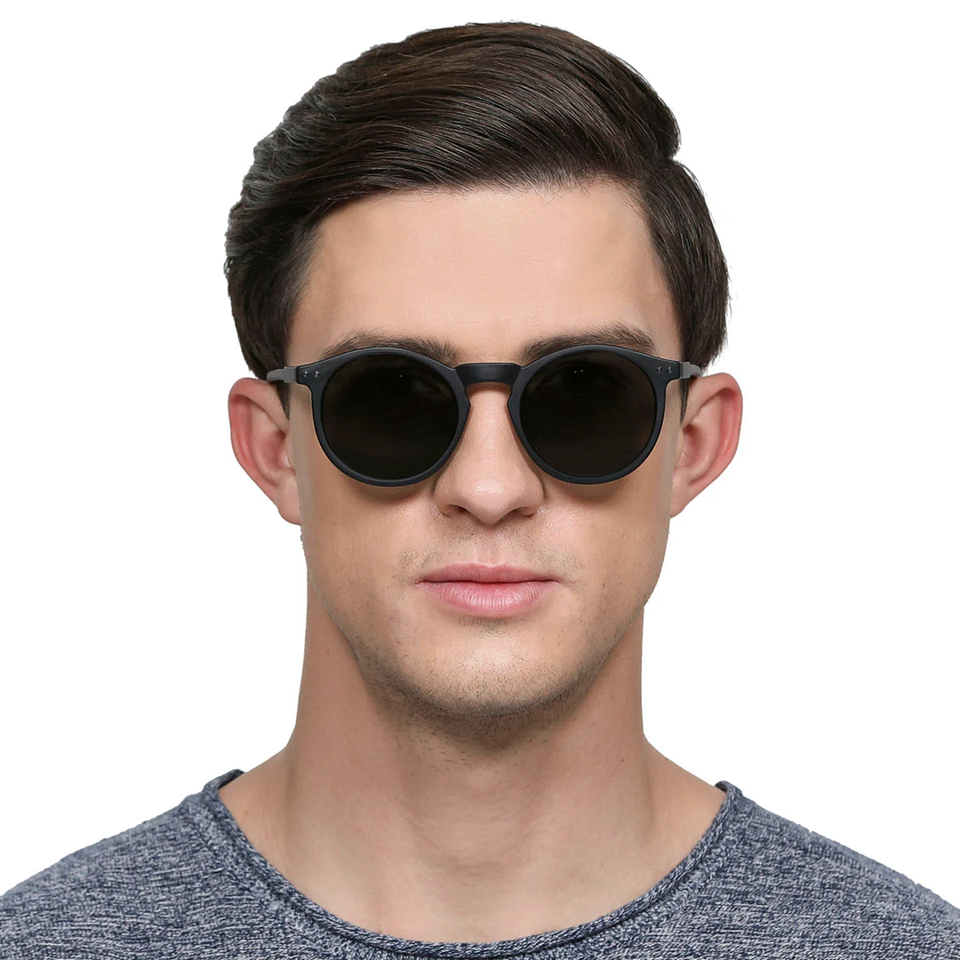 Vincent Chase Online Black Full Rim Round left side