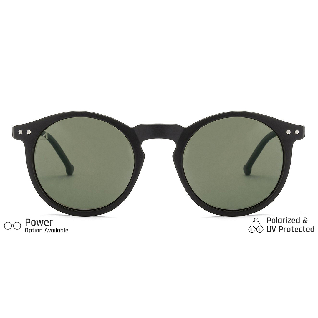 Vincent Chase Online Black Full Rim Round left side