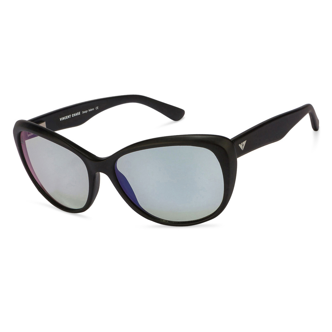 Vincent Chase Online Black Full Rim Cat Eye left side