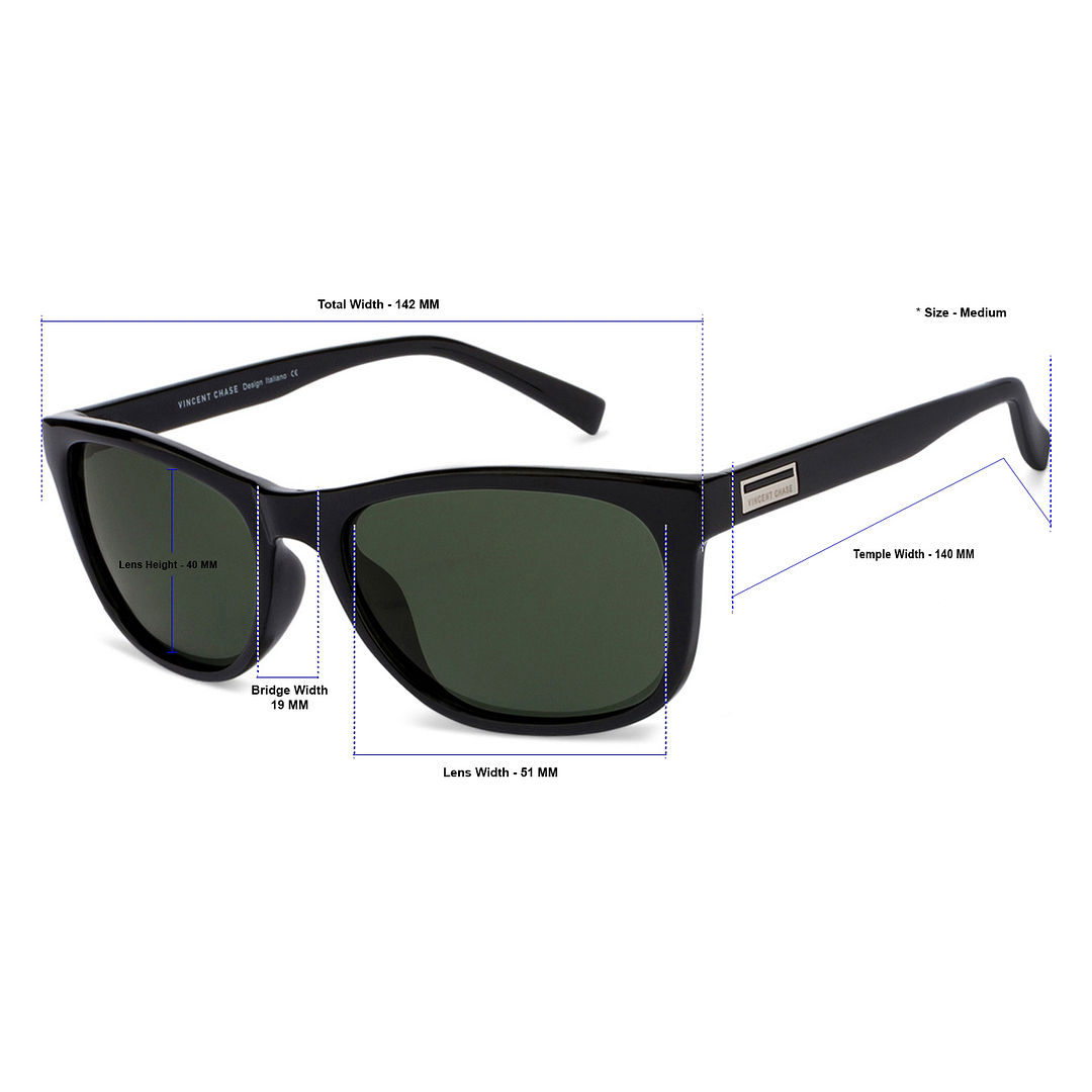 Vincent Chase Online Black Full Rim Rectangle right side