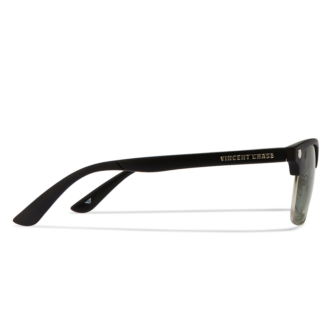 Vincent Chase Online Black Full Rim Clubmaster left side