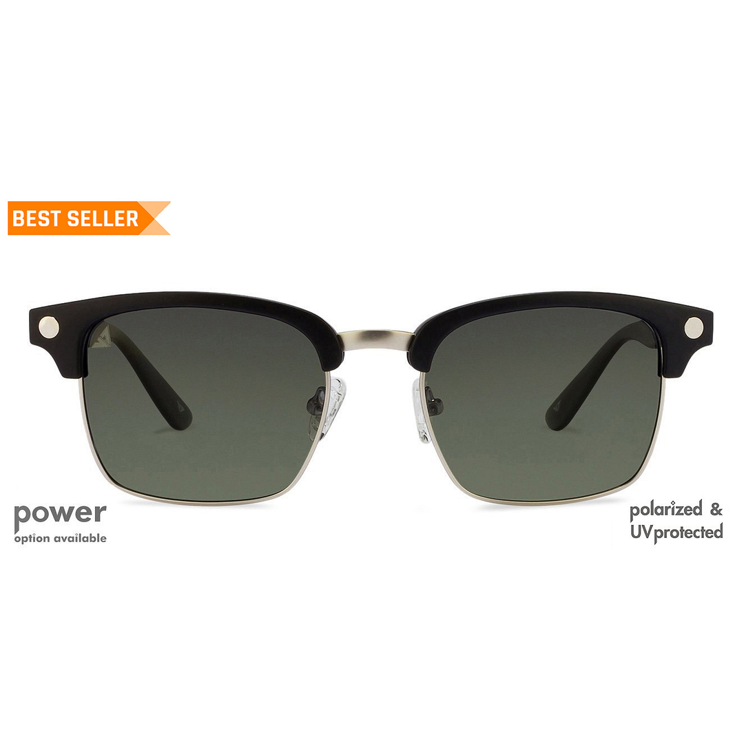 Vincent Chase Online Black Full Rim Clubmaster left side