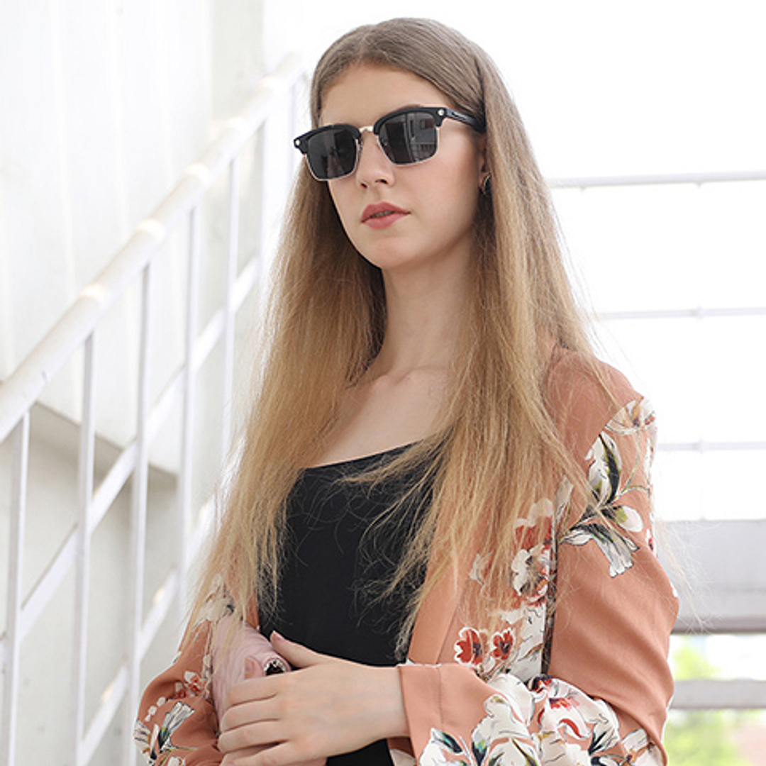 Vincent Chase Brown Full Rim Clubmaster left side