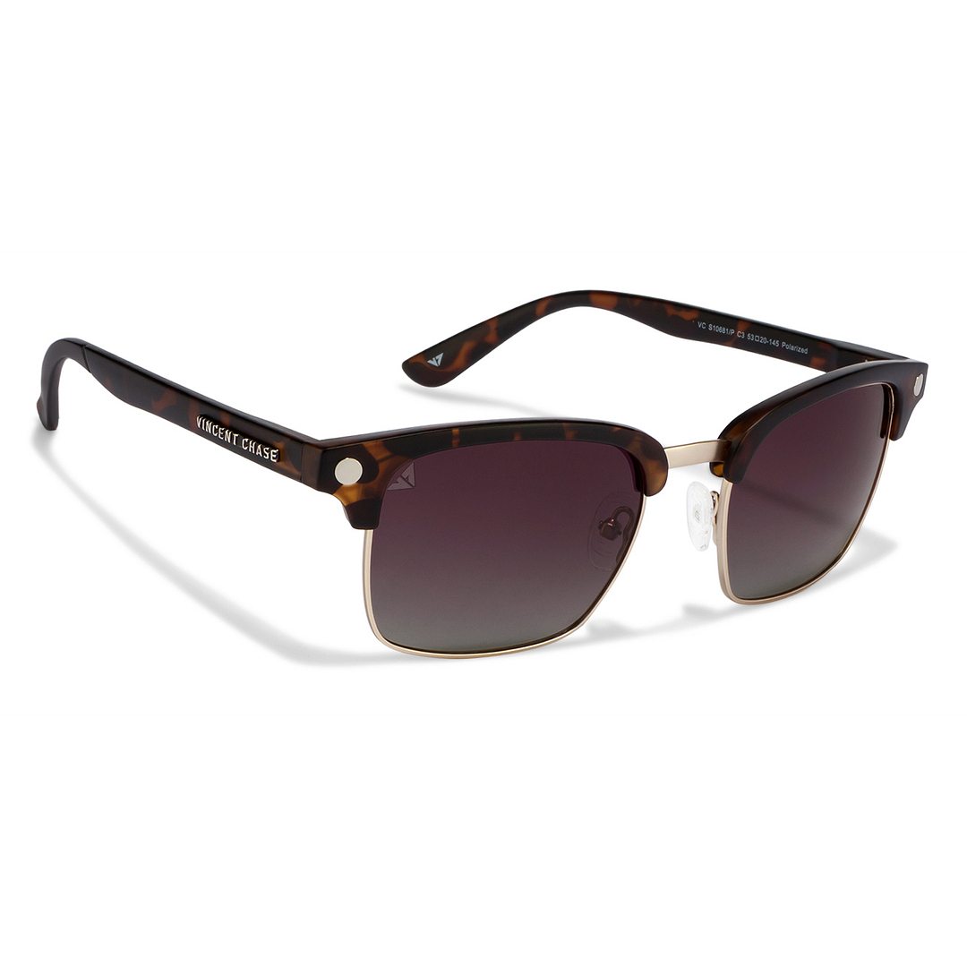 Vincent Chase Online Gold Full Rim Clubmaster right side