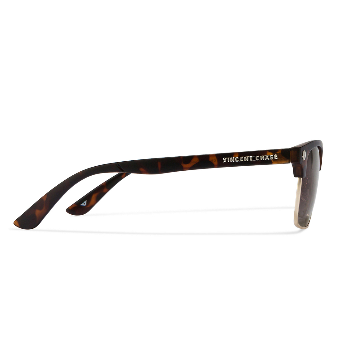 Vincent Chase Online Gold Full Rim Clubmaster left side