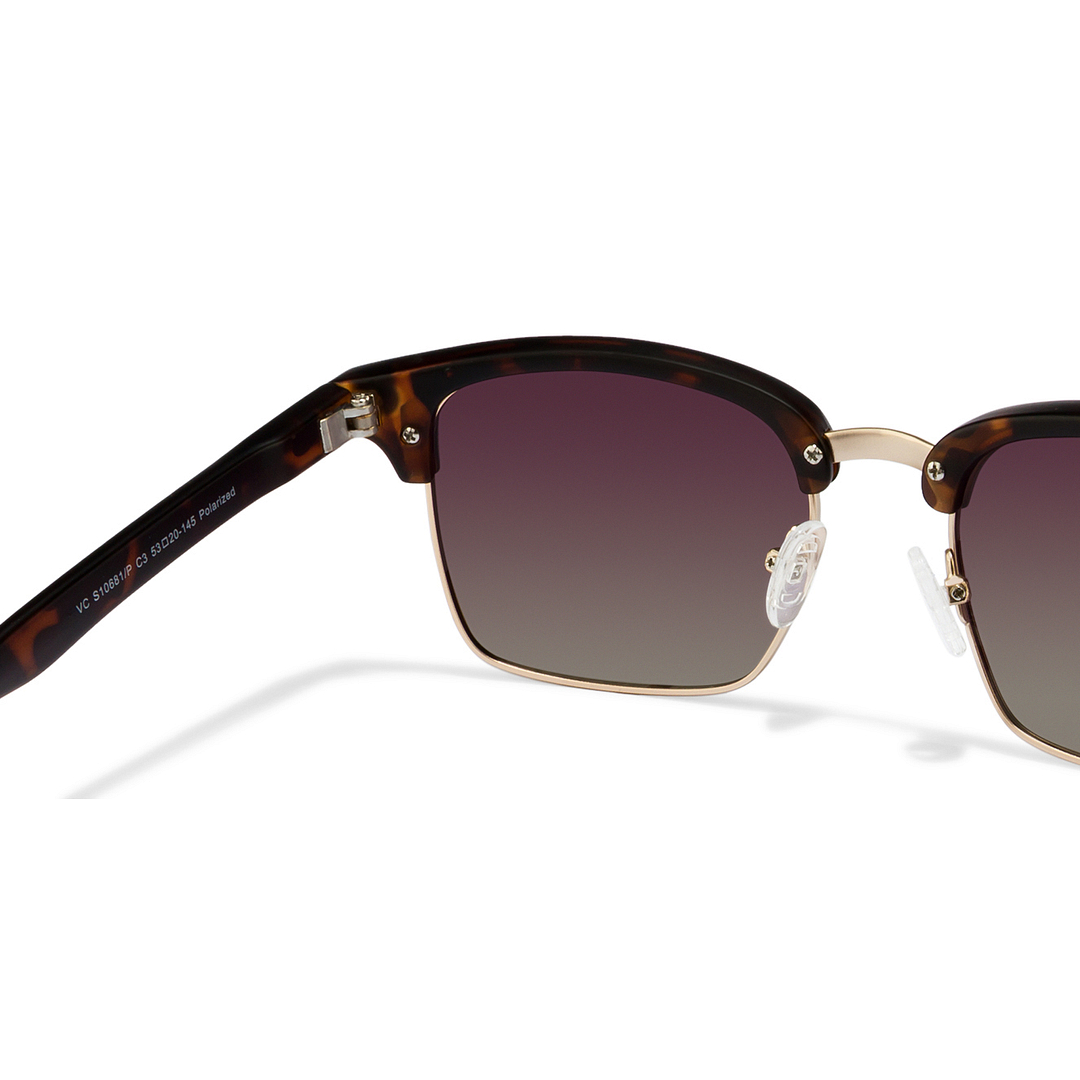 Vincent Chase Online Gold Full Rim Clubmaster right side