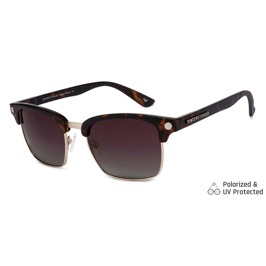 Vincent Chase Online Gold Full Rim Clubmaster right side