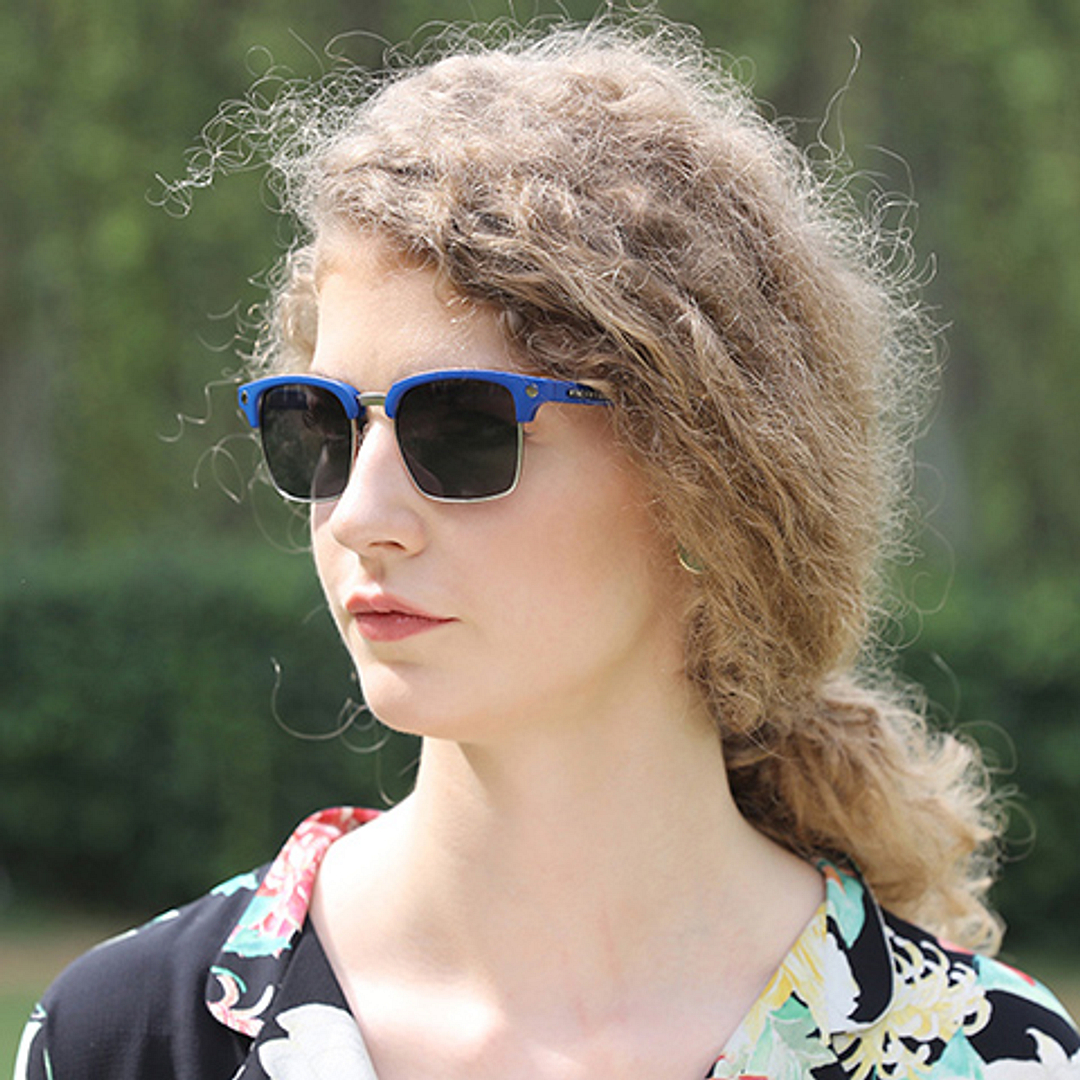 Vincent Chase Online Silver Full Rim Clubmaster right side