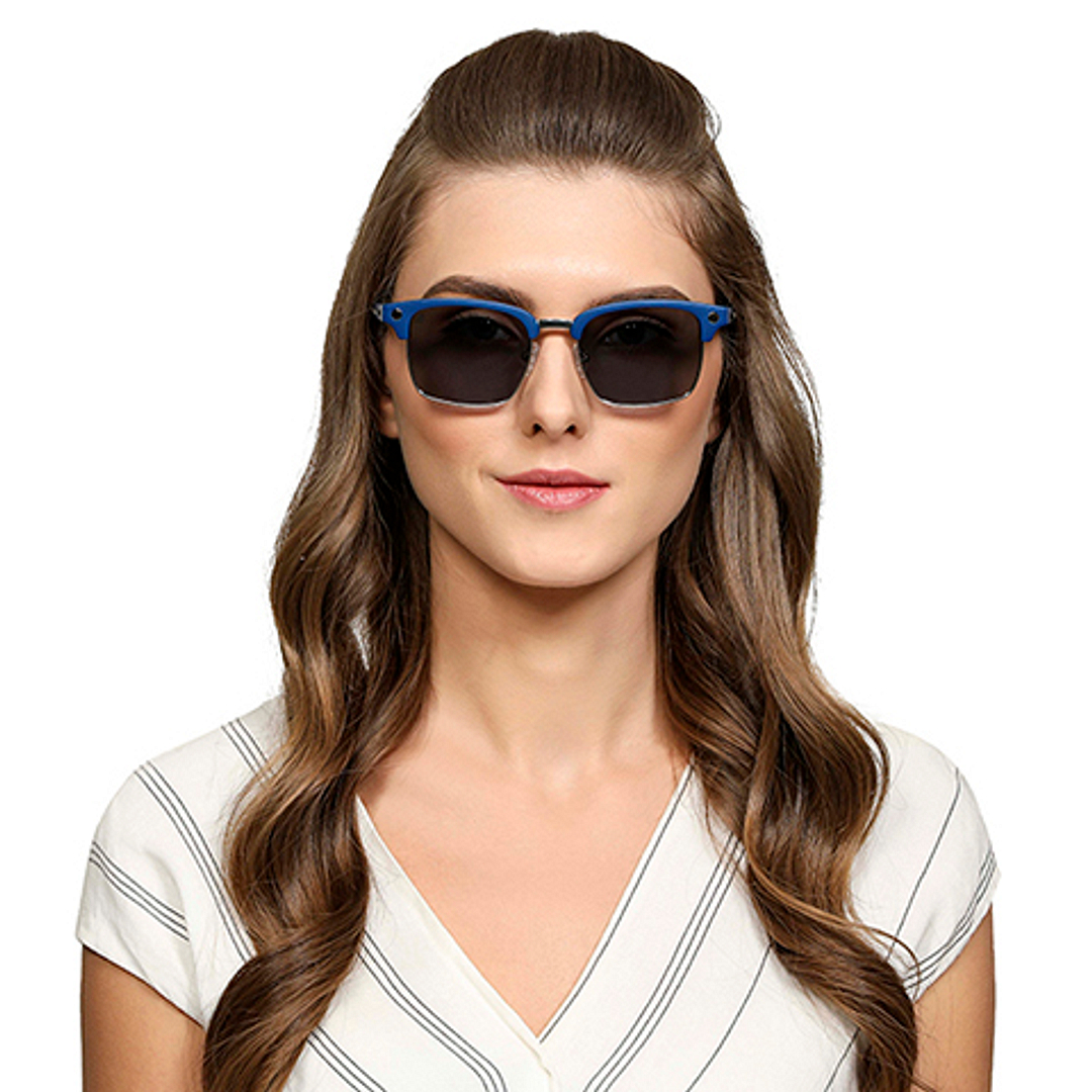 Vincent Chase Online Silver Full Rim Clubmaster right side