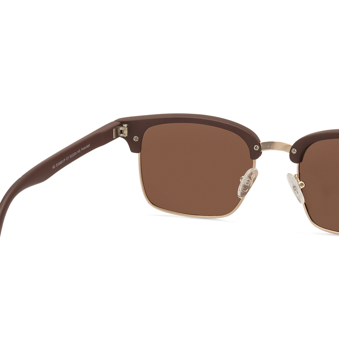 Vincent Chase Online Gold Full Rim Clubmaster right side