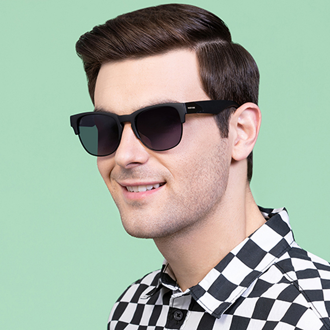 Vincent Chase Online Black Full Rim Clubmaster right side