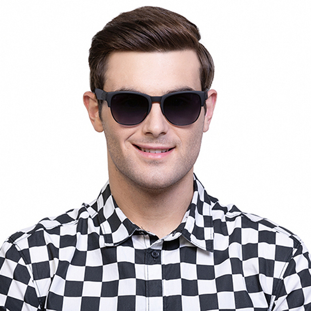 Vincent Chase Online Black Full Rim Clubmaster left side