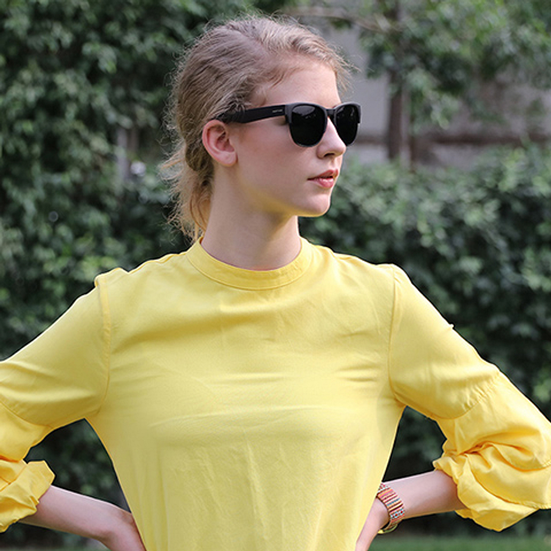 Vincent Chase Online Black Full Rim Clubmaster right side