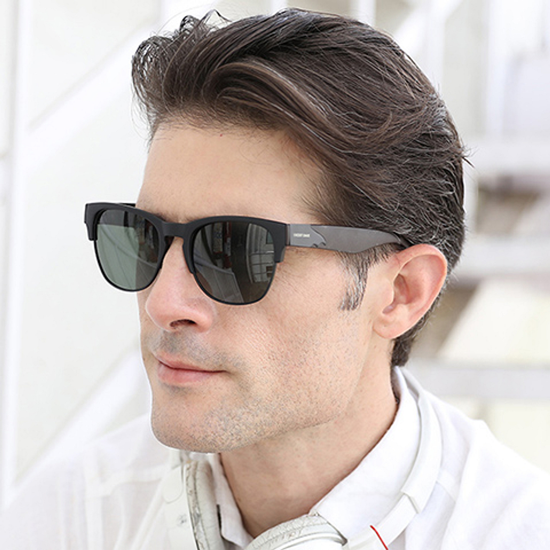 Vincent Chase Online Black Full Rim Clubmaster left side