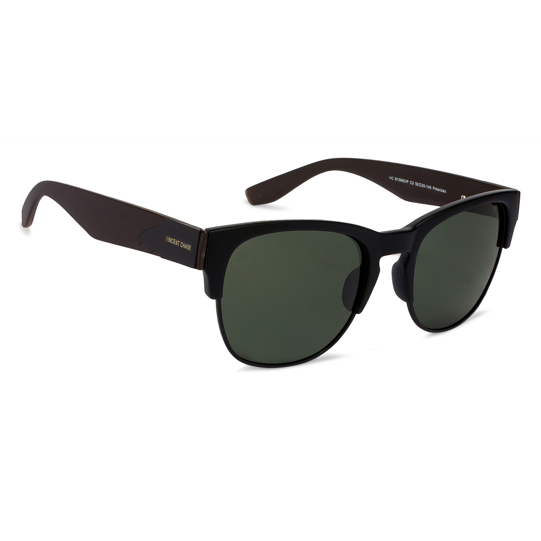 Vincent Chase Online Black Full Rim Clubmaster left side