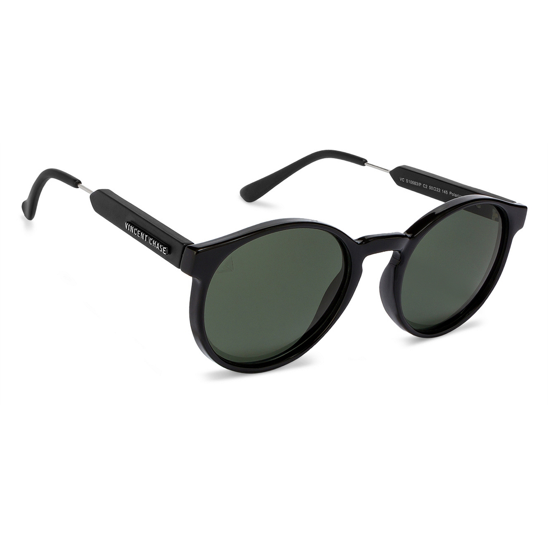 Vincent Chase Online Black Full Rim Round right side