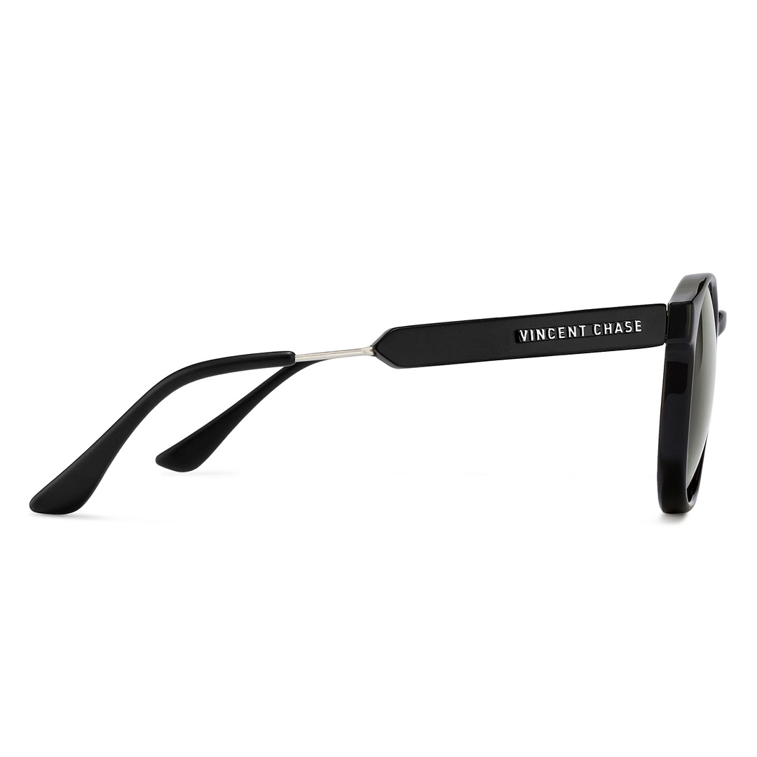 Vincent Chase Online Black Full Rim Round left side