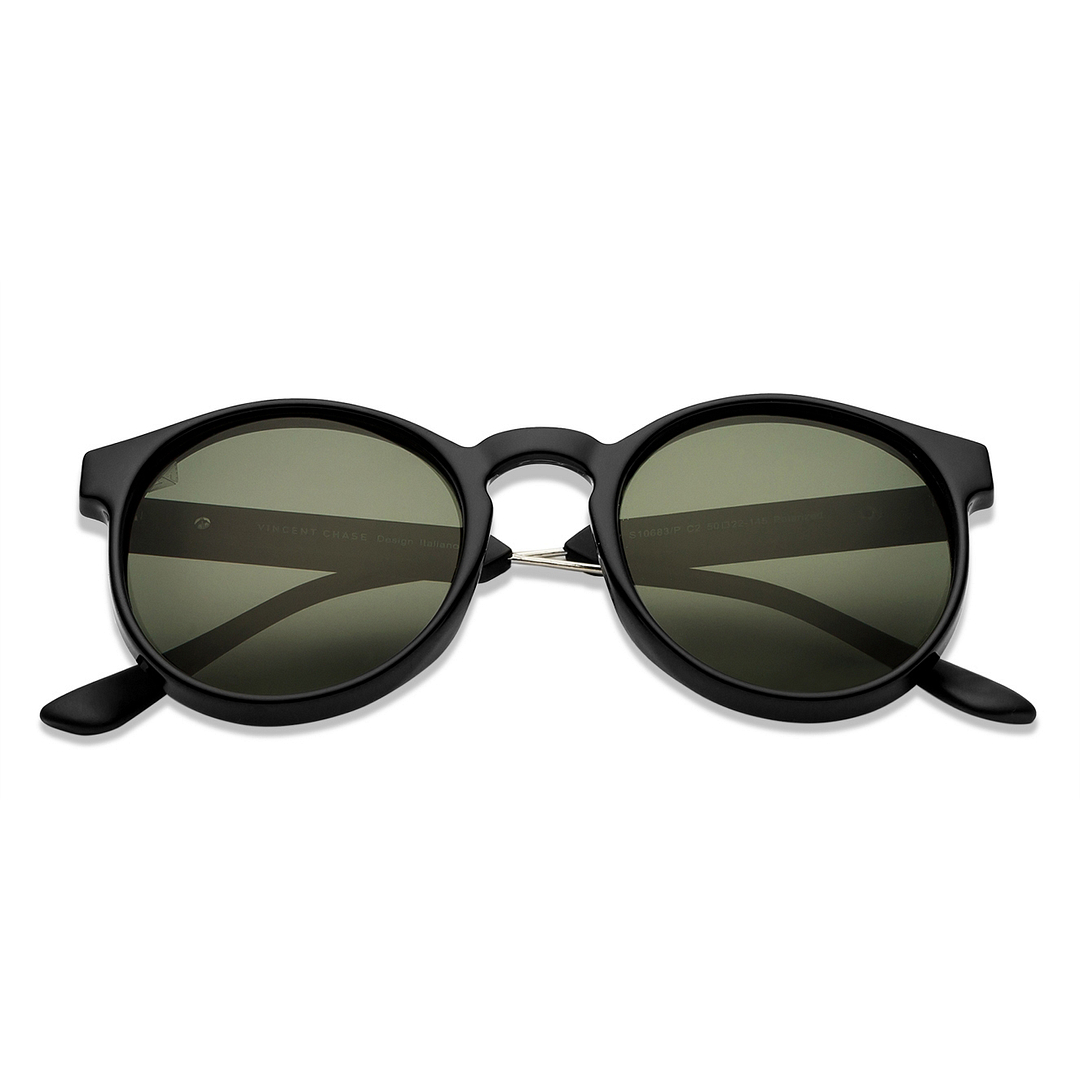 Vincent Chase Online Black Full Rim Round right side