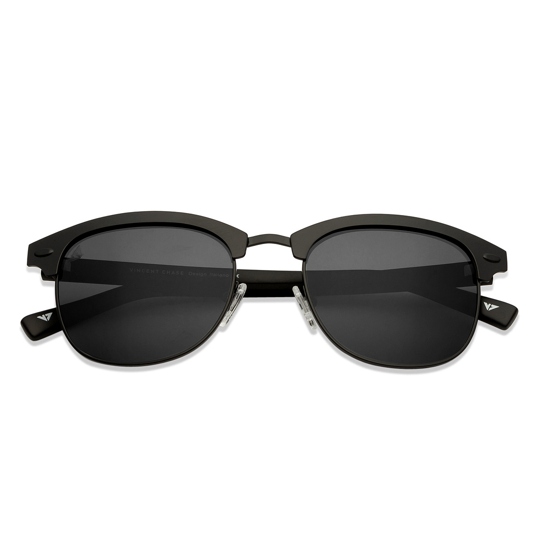 Vincent Chase Online Black Full Rim Clubmaster left side