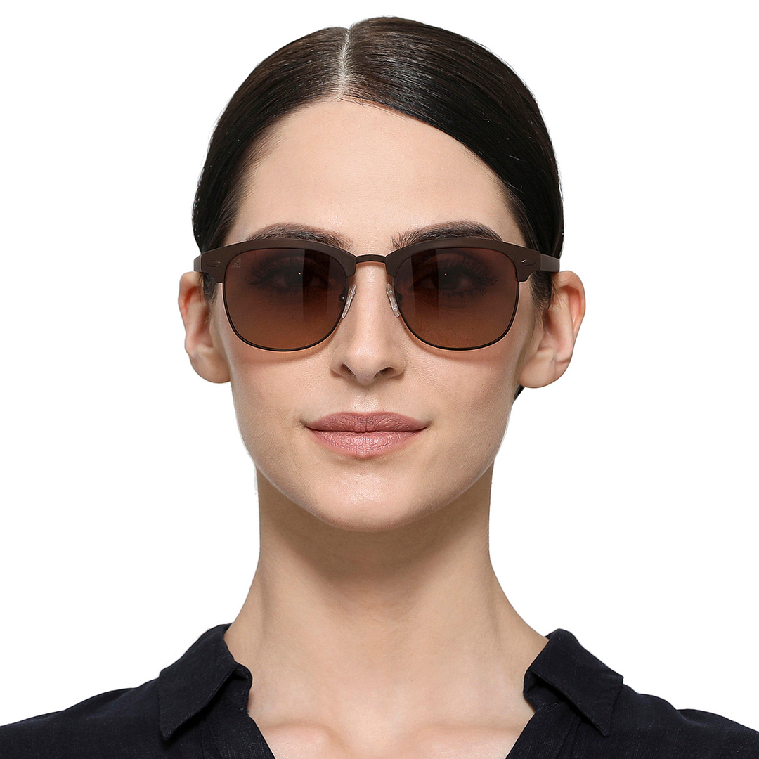 Vincent Chase Online Brown Full Rim Clubmaster left side