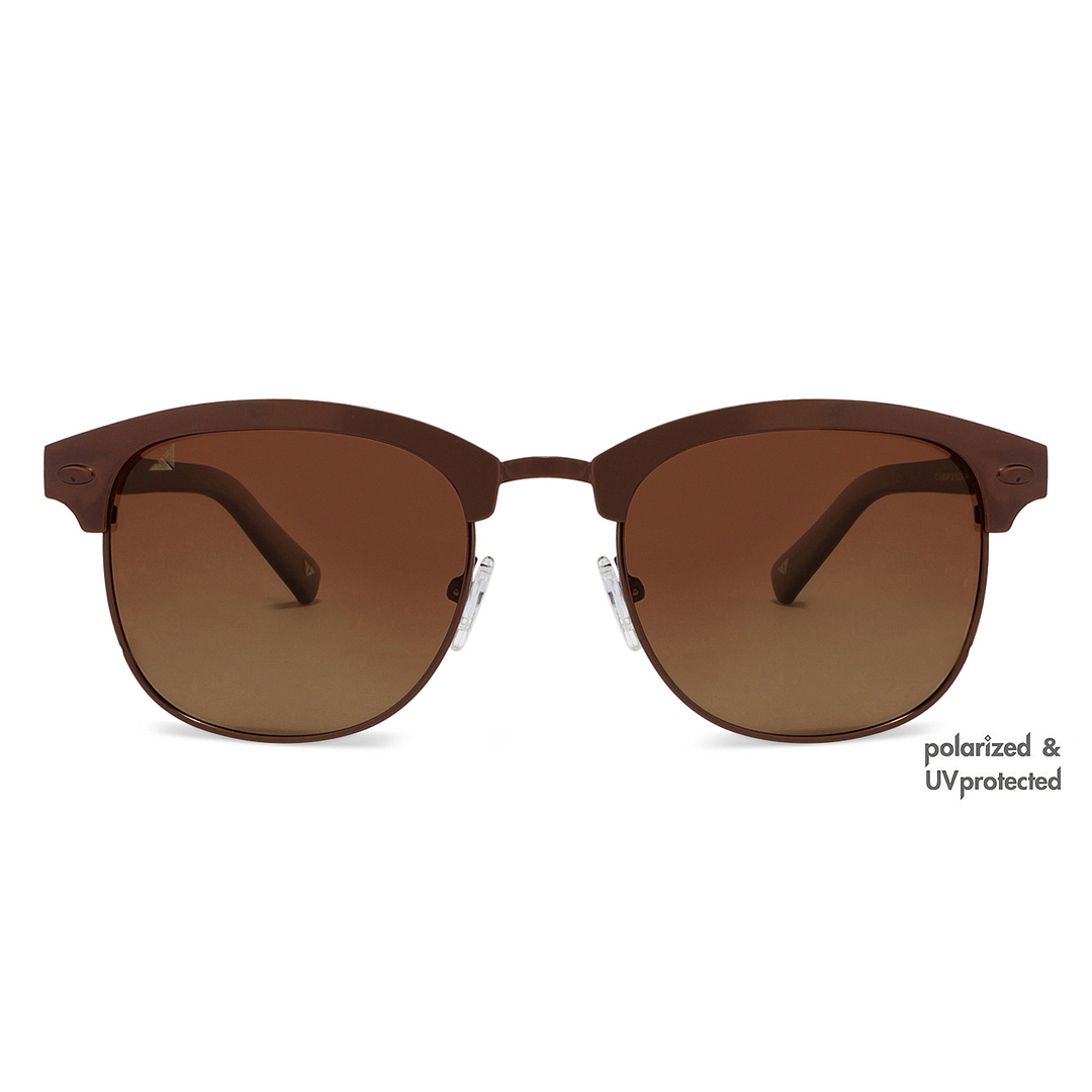 Vincent Chase Online Brown Full Rim Clubmaster left side
