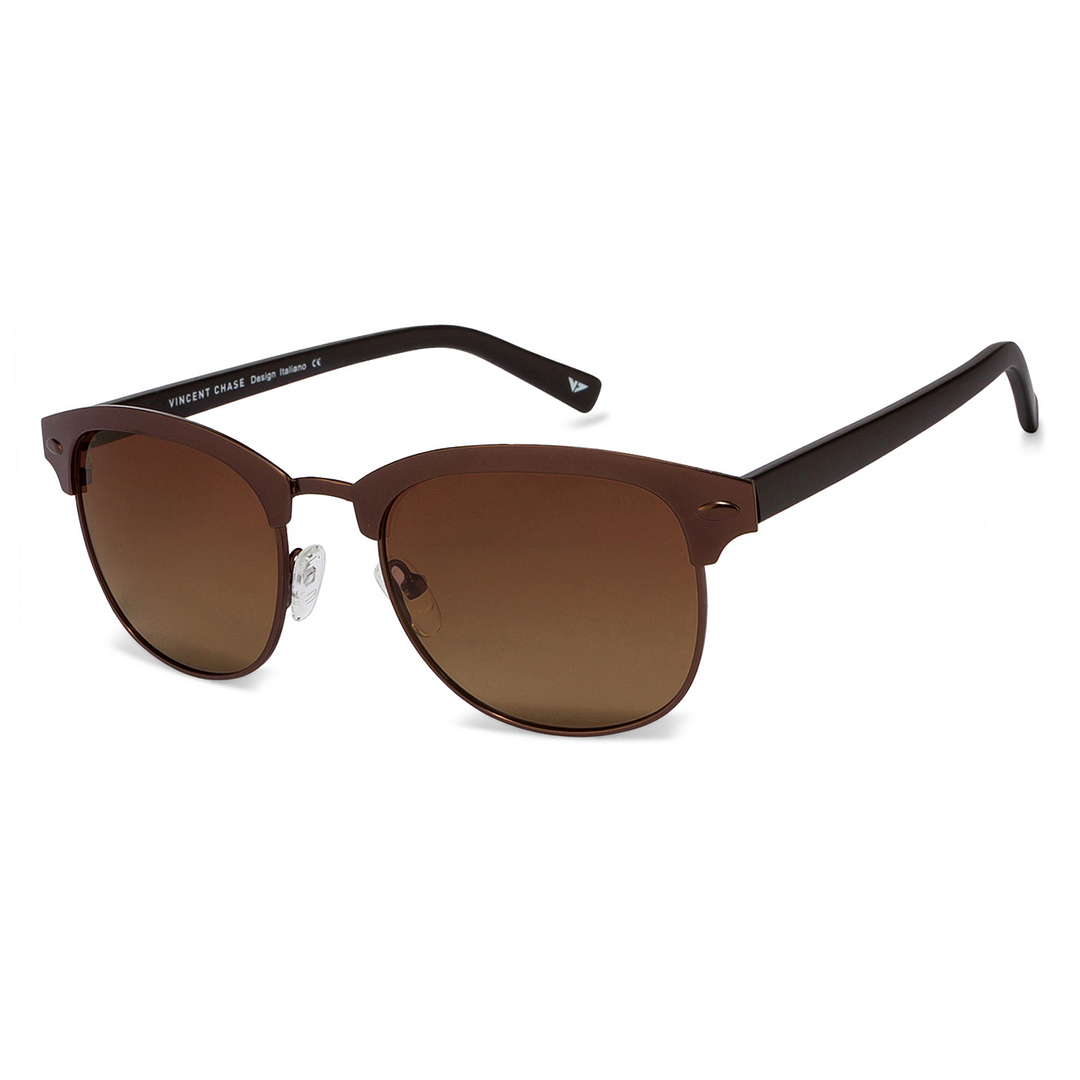 Vincent Chase Online Brown Full Rim Clubmaster right side