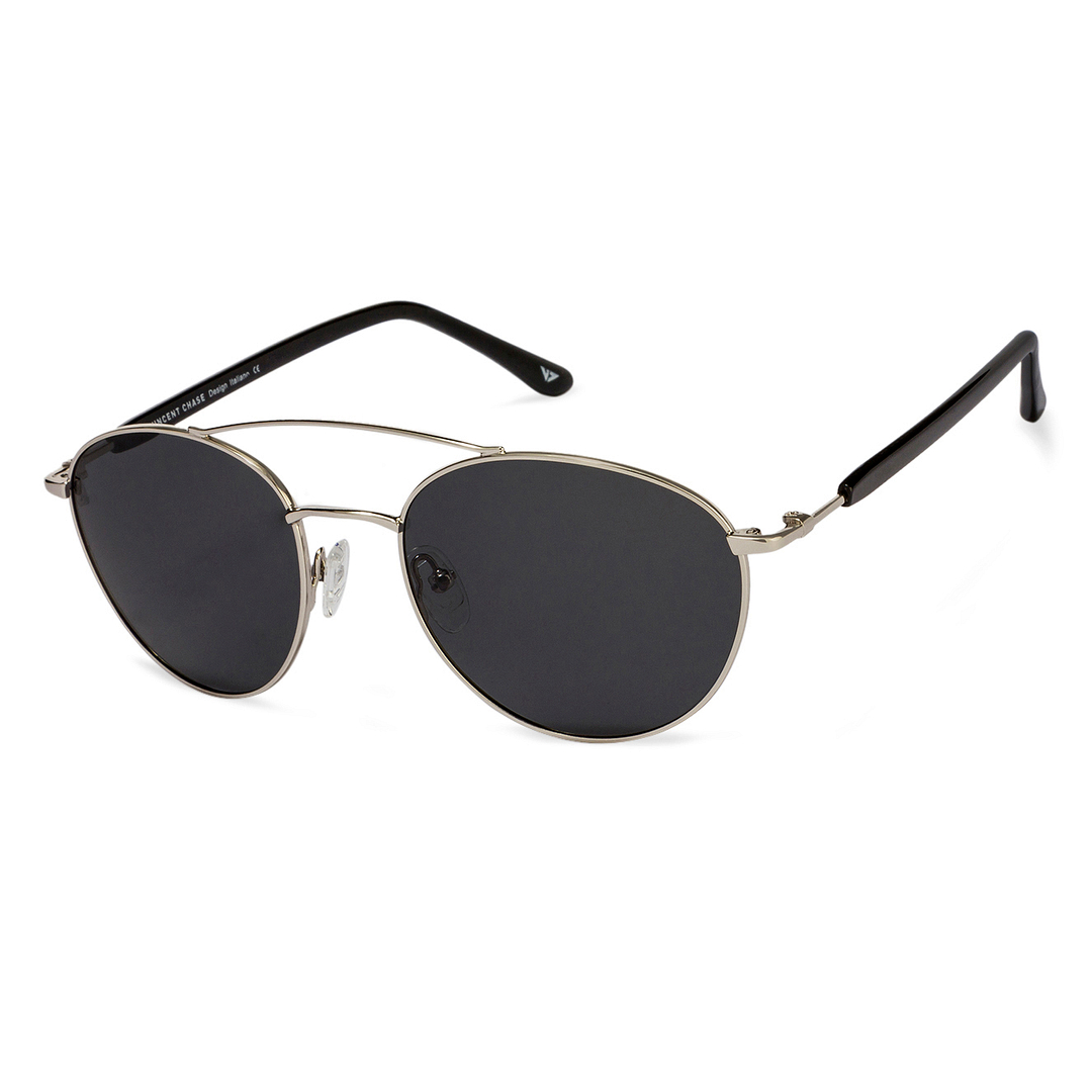 Vincent Chase Online Silver Full Rim Round right side
