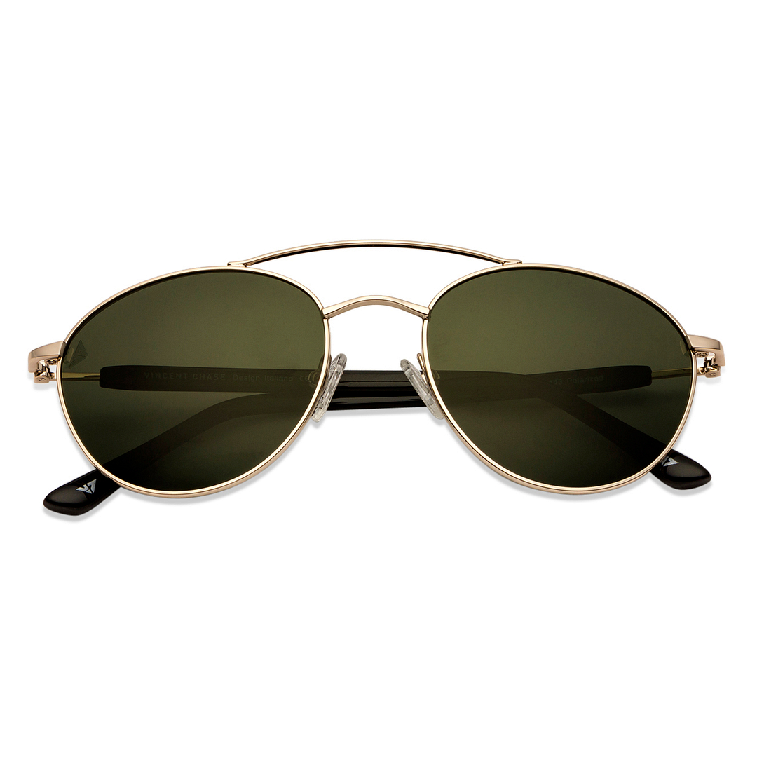 Vincent Chase Online Gold Full Rim Round right side