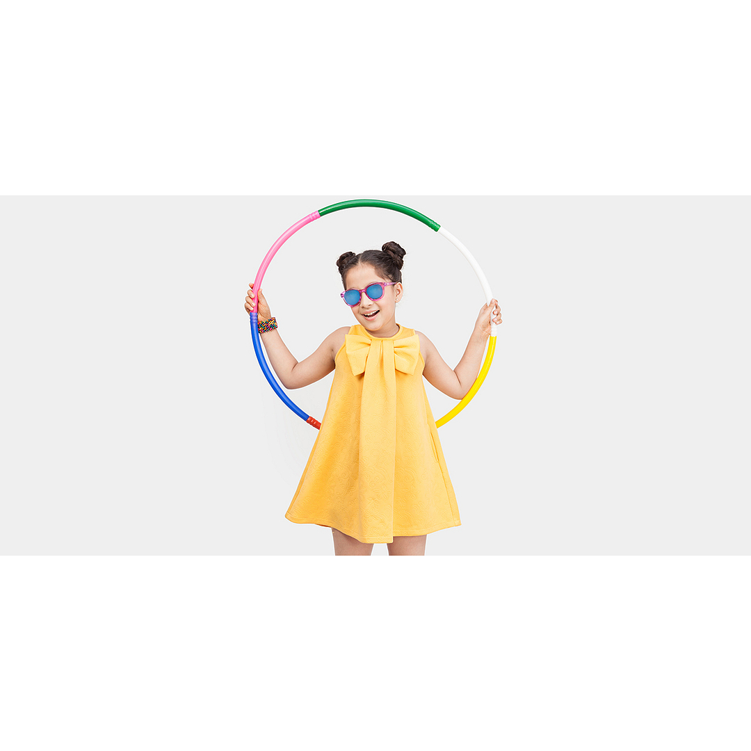 Hooper Pink Transparent Full Rim Cat Eye right side