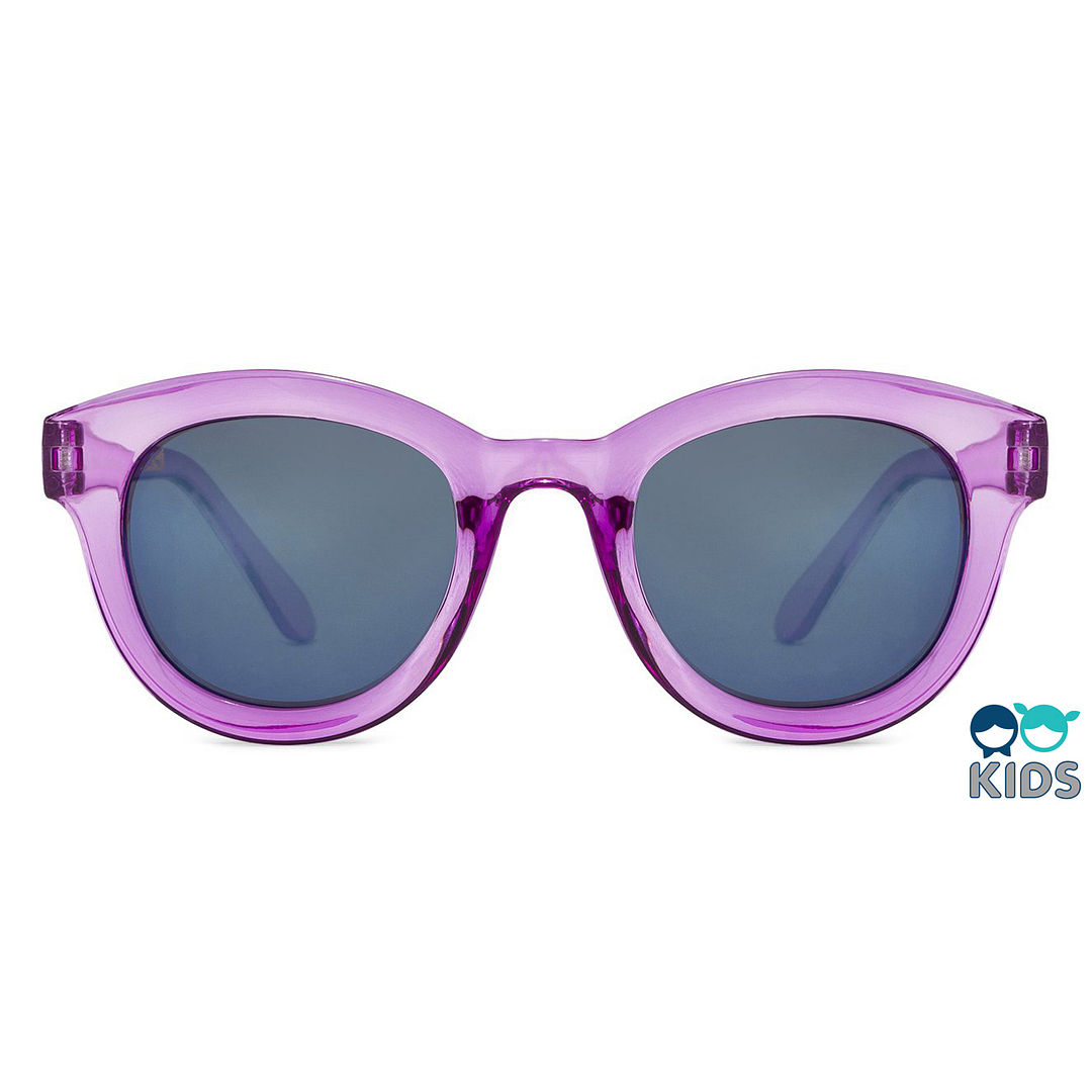 Hooper Pink Transparent Full Rim Cat Eye left side