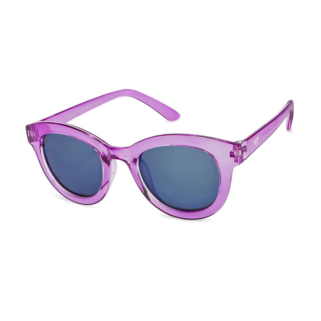 Hooper Pink Transparent Full Rim Cat Eye left side