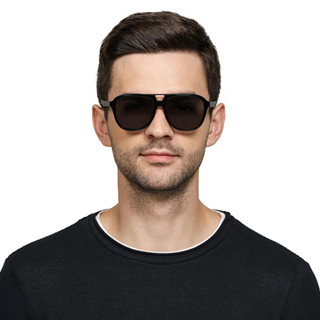 Vincent Chase Online Gunmetal Full Rim Rectangle right side