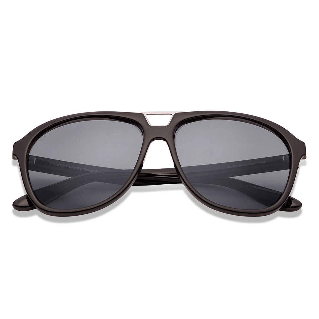 Vincent Chase Online Gunmetal Full Rim Rectangle right side