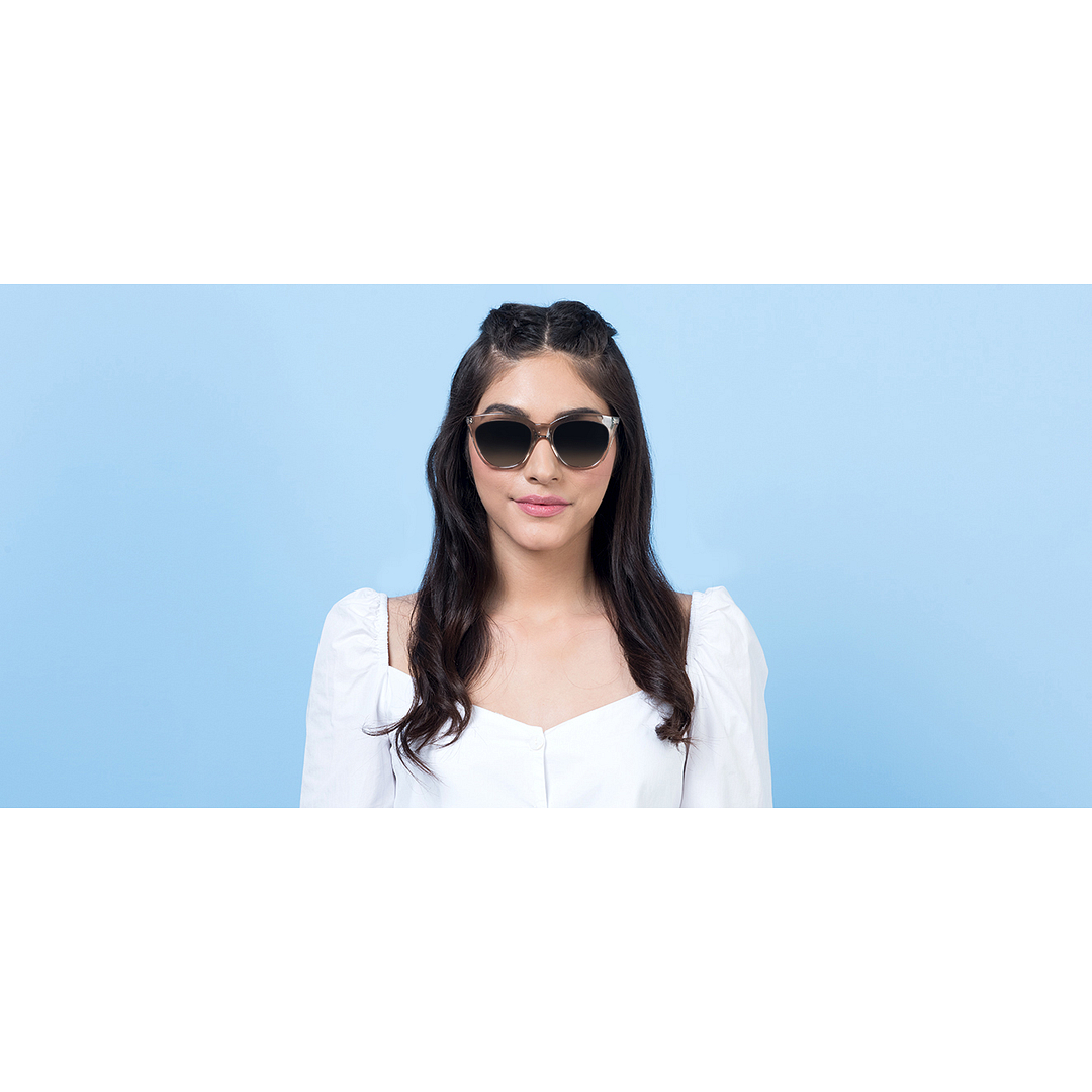 Vincent Chase Online Grey Full Rim Cat Eye left side