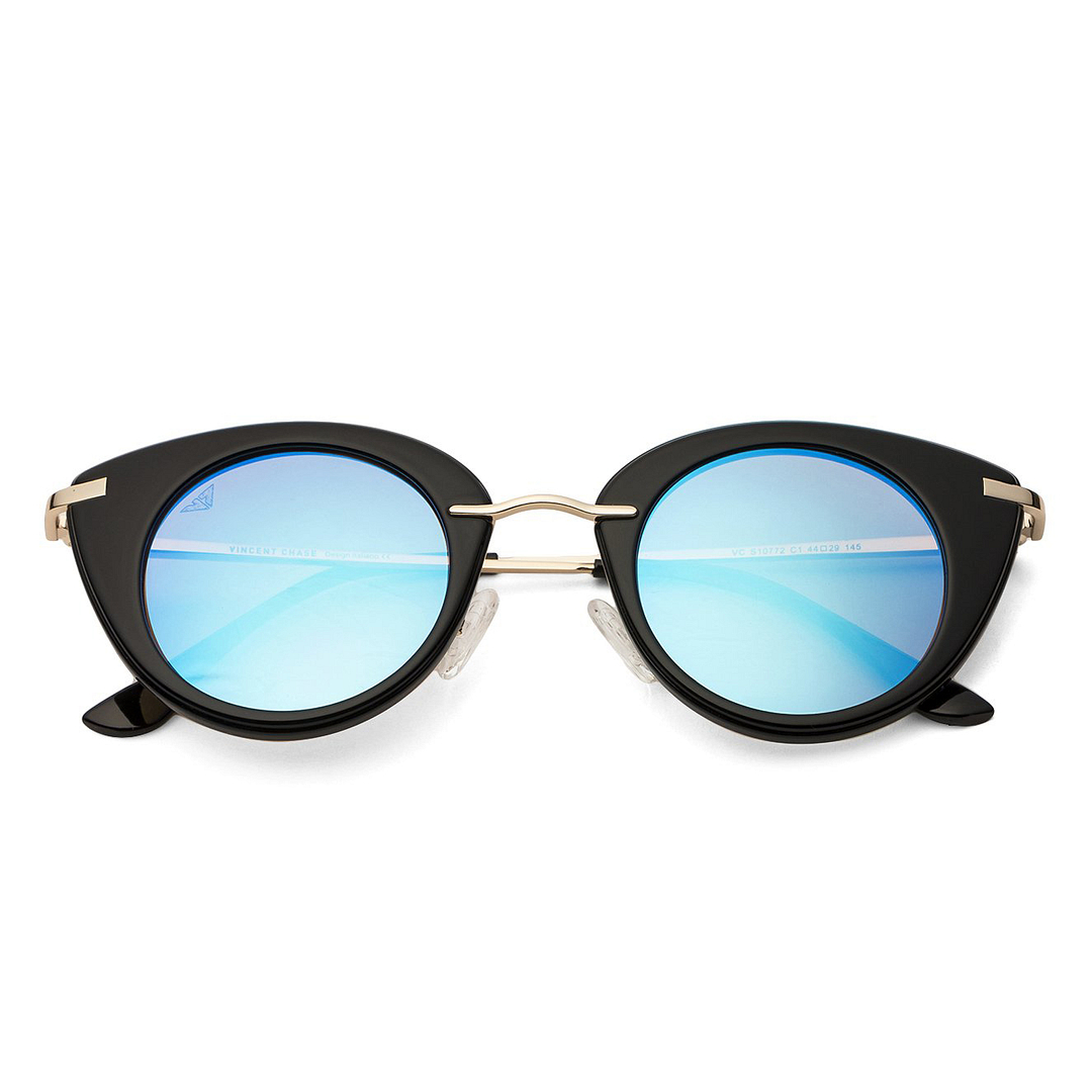 Vincent Chase Online Black Full Rim Cat Eye left side