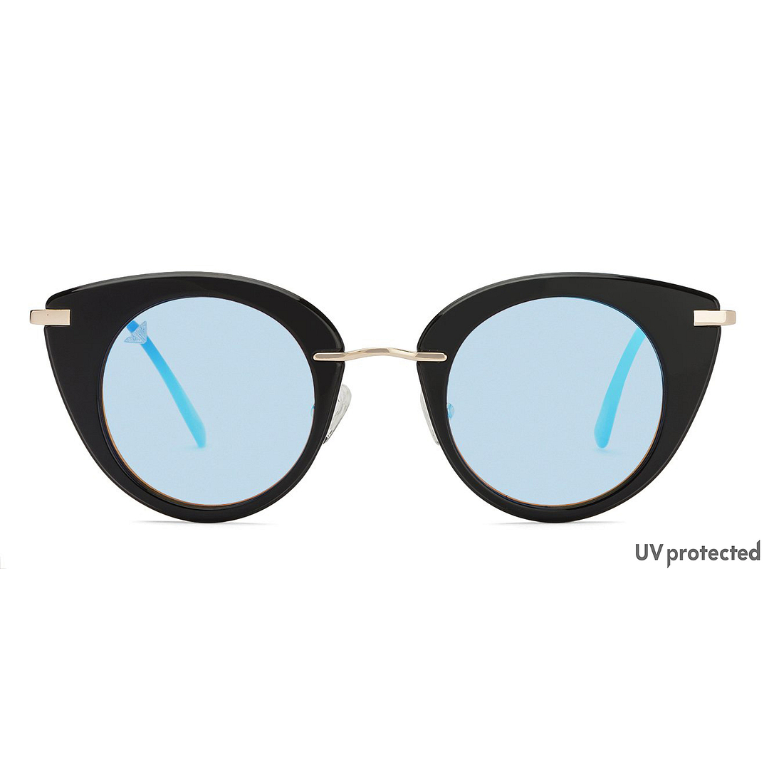 Vincent Chase Online Black Full Rim Cat Eye left side