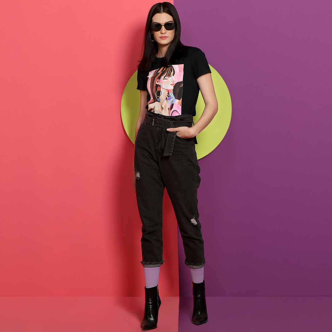 Vincent Chase Polarized Black Full Rim Rectangle left side