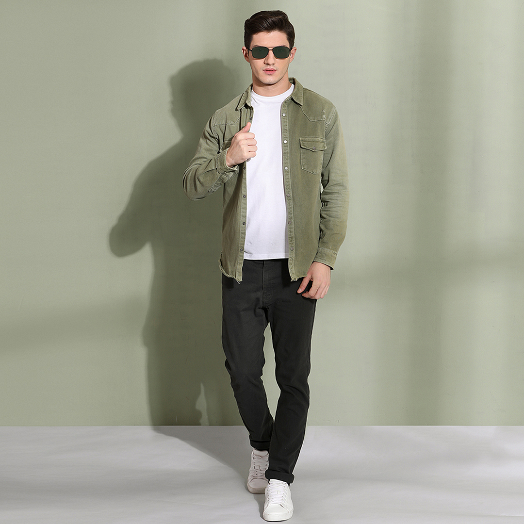 Vincent Chase Polarized Black Full Rim Rectangle left side