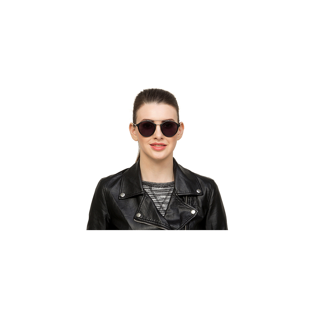 Vincent Chase Online Black Full Rim Round left side