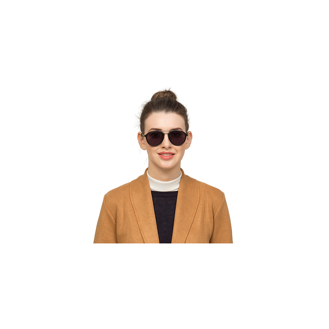Vincent Chase Online Black Full Rim Round left side