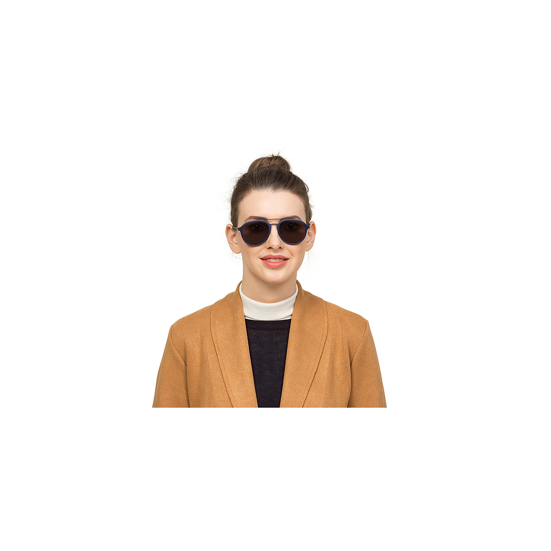 Vincent Chase Online Blue Full Rim Round left side