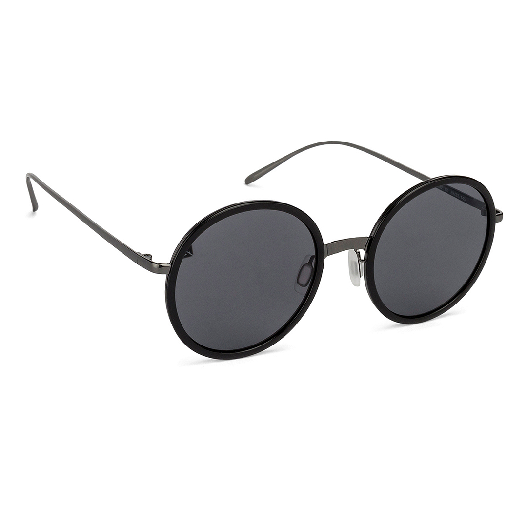 Vincent Chase Online Gunmetal Full Rim Round left side